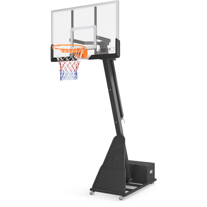 Баскетбольная стойка UNIX LINE B-STAND-TG PRO 54"x32" R45 H230-305 см BSTSPR305_54TGBK