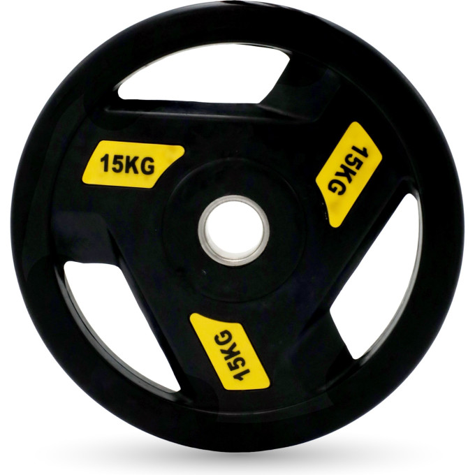 Диск обрезиненный с хватом UNIX FIT PRO 15 кг, 51 мм DG15RUBPYL
