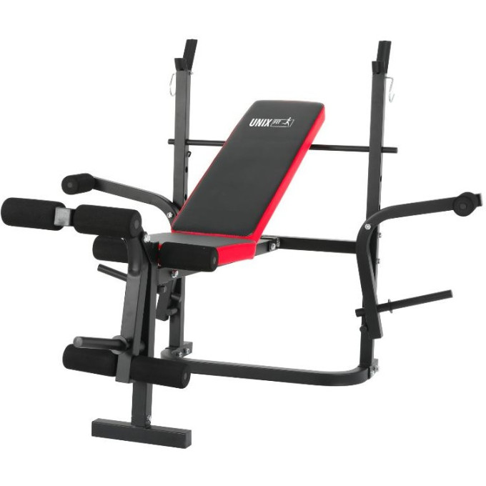 Скамья силовая UNIX FIT BENCH 120M со стойками BSBN120M
